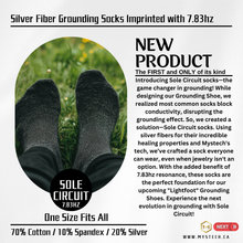 Load image into Gallery viewer, Sole Circuit Grounding Socks – Silver Fiber & 7.83Hz Resonance