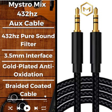 Load image into Gallery viewer, Mystro Mix 432 Hz Aux Cables