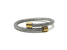 Load image into Gallery viewer, Cable Expanding Bracelet Thin - Stainless Steel w/ Ball Tips

