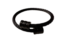 Load image into Gallery viewer, Cable Expanding Bracelet Thick - Black
