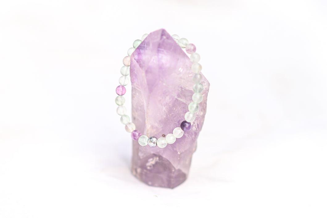 Mineral Stretch — Rainbow Fluorite