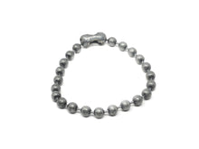Load image into Gallery viewer, Gun Metal Bead Bracelet 432Hz
