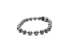 Load image into Gallery viewer, Gun Metal Bead Bracelet 432Hz
