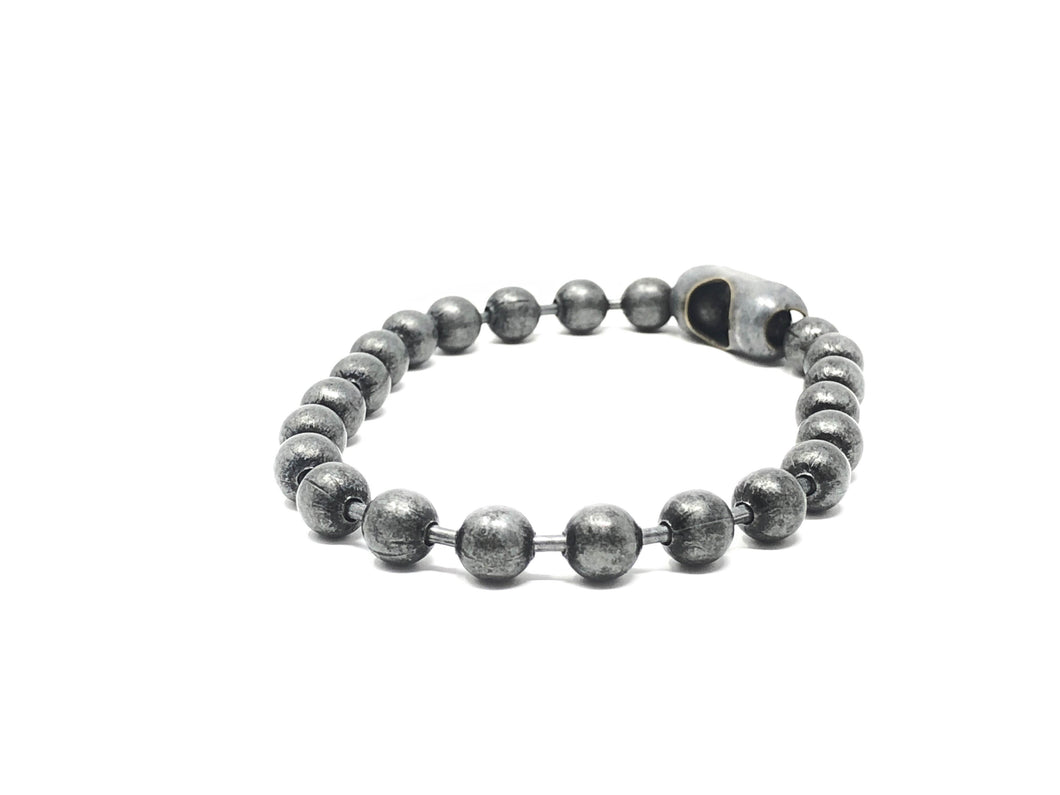 Gun Metal Bead Bracelet 432Hz