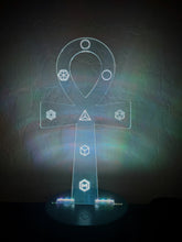 Load image into Gallery viewer, Alchemist Ankh Lamp w/ 7.83Hz Insert
