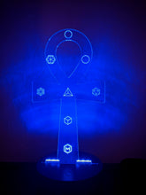Load image into Gallery viewer, Alchemist Ankh Lamp w/ 7.83Hz Insert
