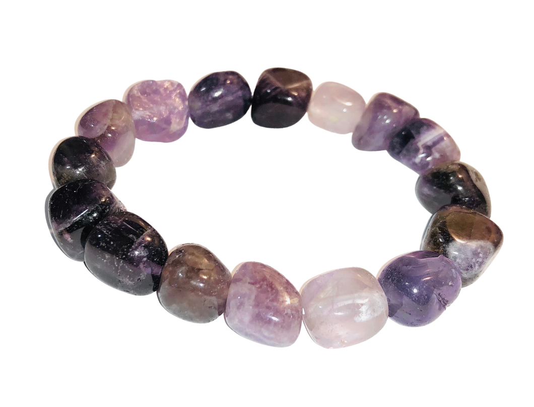 Mineral Chunk Bracelet — Amethyst