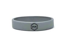 Load image into Gallery viewer, Silver Lightning Silicone Band
