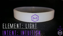 Load image into Gallery viewer, 852Hz Solfeggio LA Intuition Silicone Band
