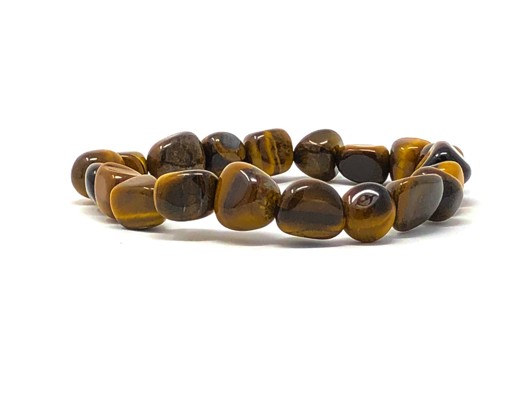 Mineral Chunk Bracelet — Tiger's Eye
