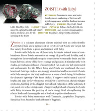 Load image into Gallery viewer, Mineral Tumble — Ruby in Zoisite
