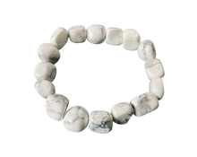 Load image into Gallery viewer, Mineral Chunk Bracelet — Howlite
