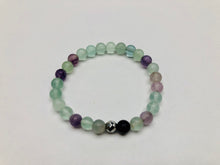 Load image into Gallery viewer, Mineral Stretch — Rainbow Fluorite
