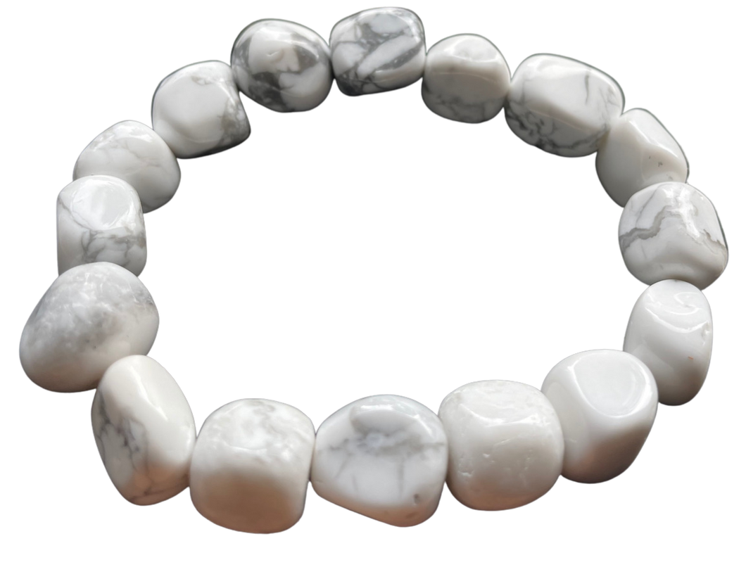 Mineral Chunk Bracelet — Howlite