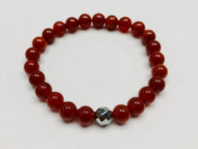 Load image into Gallery viewer, Fancy Mineral Stretch Bracelet — Carnelian
