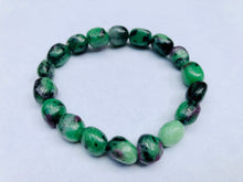 Load image into Gallery viewer, Mineral Tumble — Ruby in Zoisite
